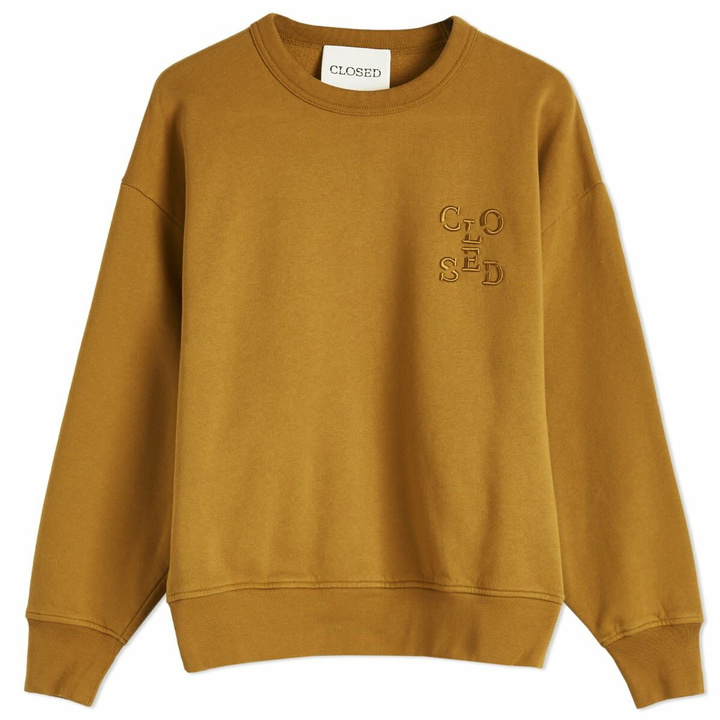 Photo: Closed Women's basic crewneck in Tullamore Brown