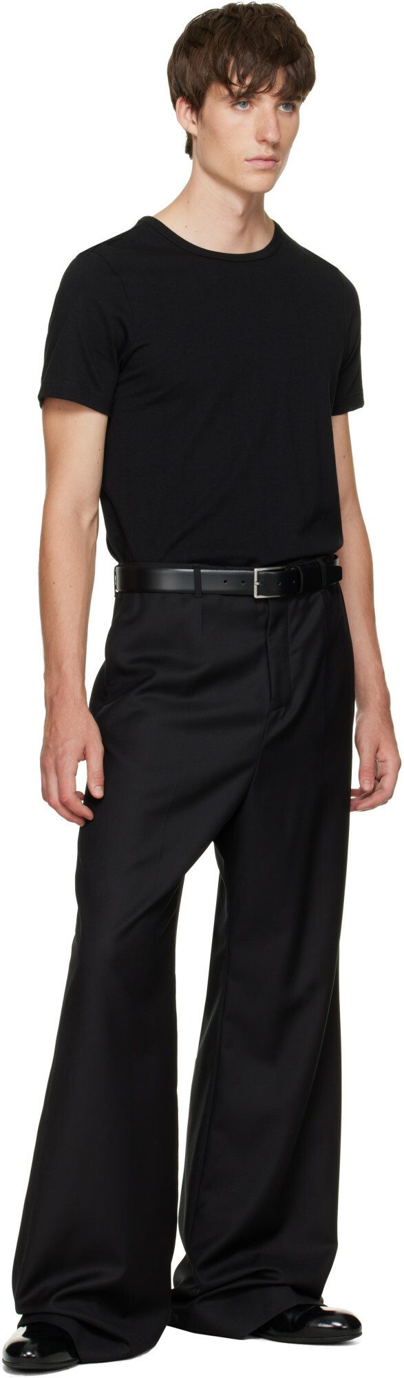 BOSS Black Leather Belt