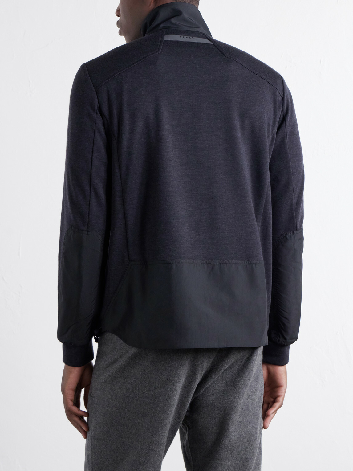 SEASE - Explorer Wool-Blend Zip-Up Ski Mid-Layer - Gray