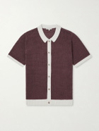 Onia - Crocheted Linen Shirt - Brown