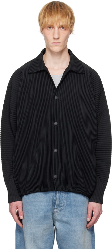 Photo: HOMME PLISSÉ ISSEY MIYAKE Black Monthly Color March Jacket