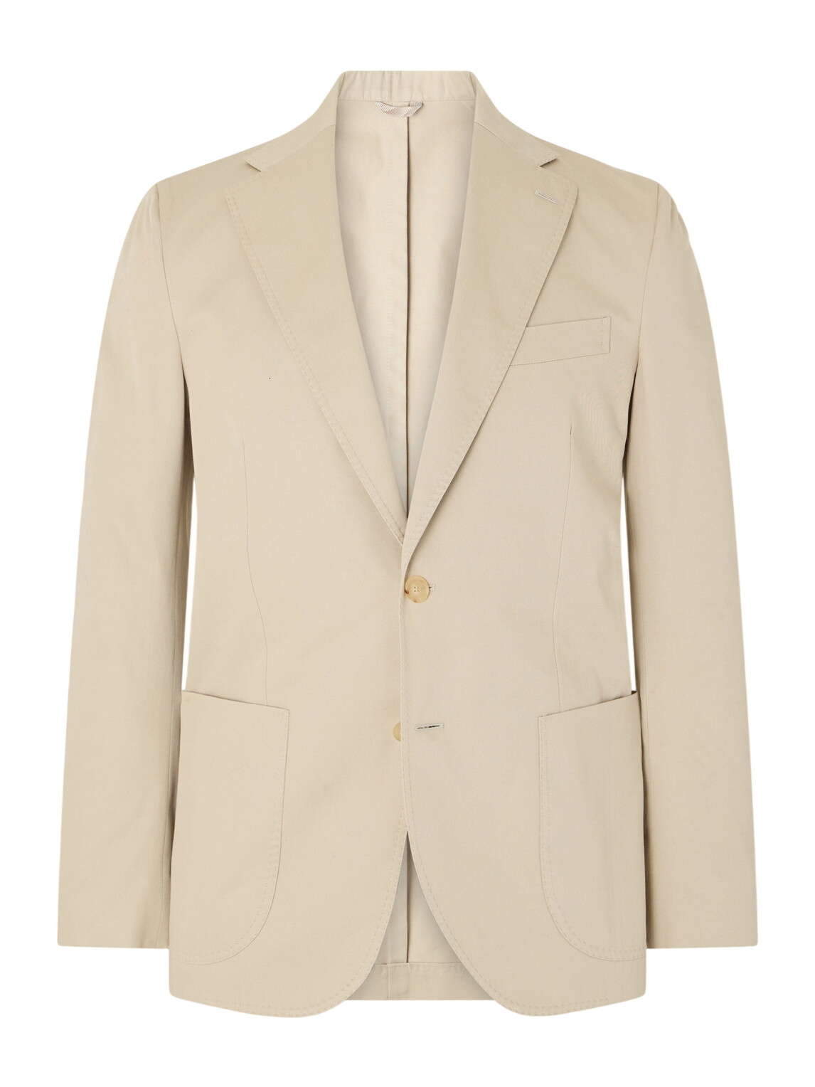 De Petrillo - Slim-Fit Wool, Silk and Linen-Blend Suit Jacket