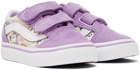 Vans Baby Purple Old Skool V Sneakers