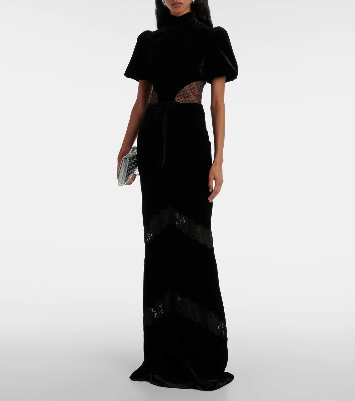 Rebecca Vallance Ethel puff-sleeve maxi dress Rebecca Vallance