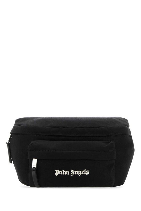 Photo: Palm Angels Black Canvas Cordura Belt Bag