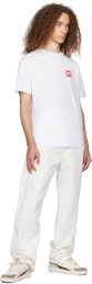 Palm Angels White Ski Club Classic T-Shirt