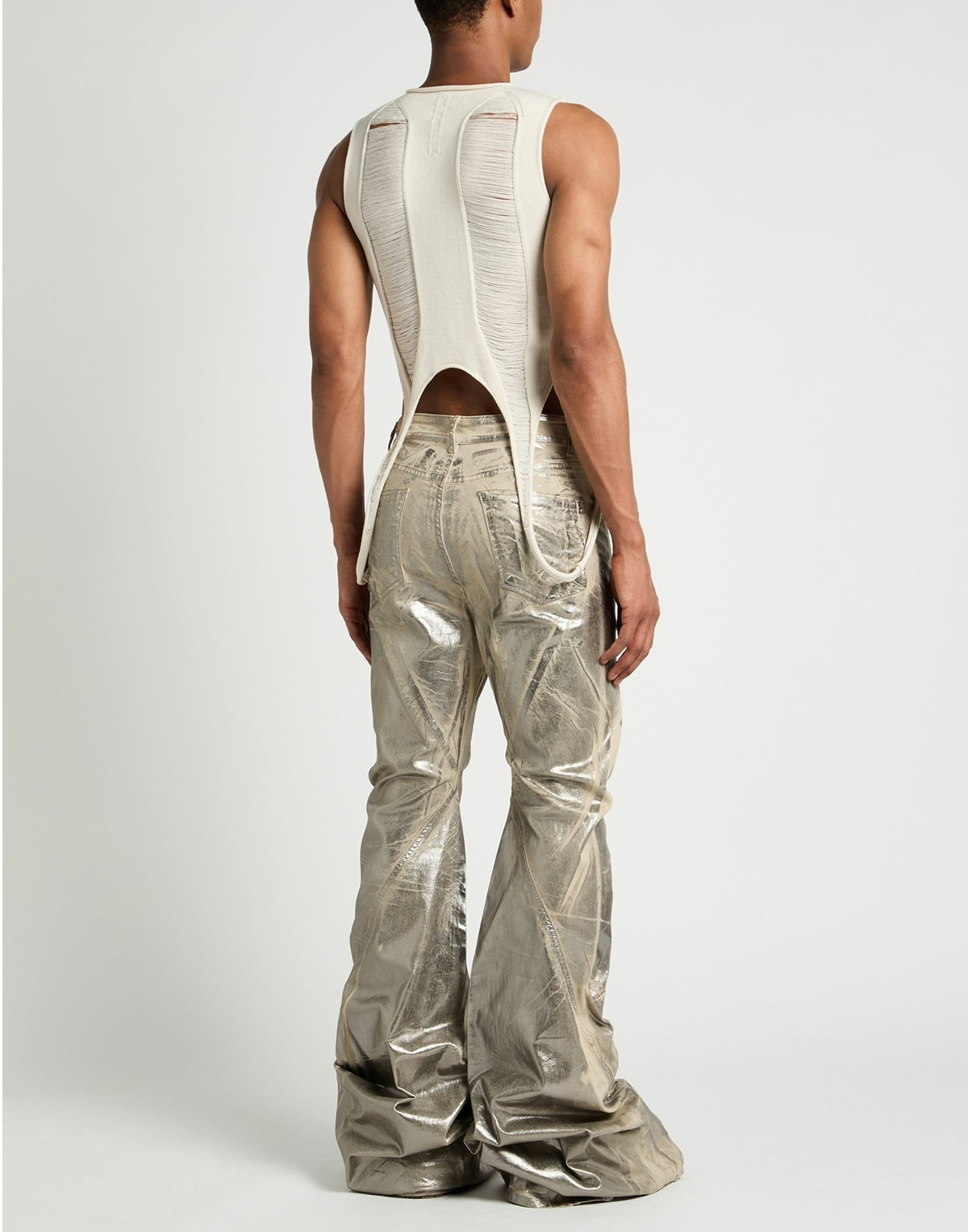 Rick Owens Mens T-shirt Ivory