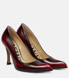 Loewe Comic leather pumps