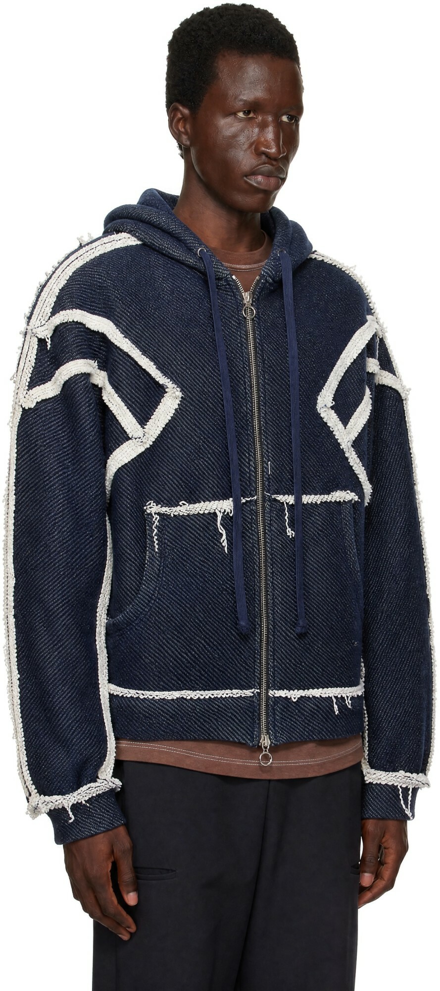 Edward Cuming Navy Flex Hoodie