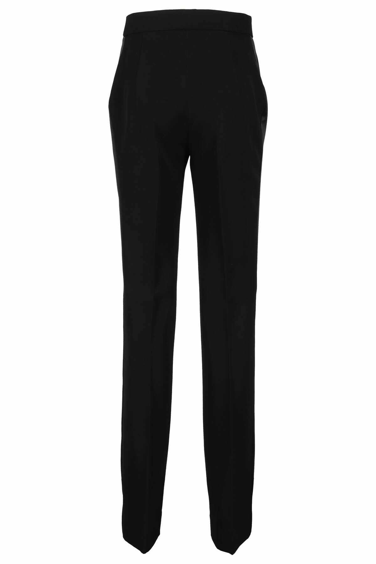 MOSCHINO tartan wool trousers