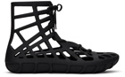 Bottega Veneta Black Atlas Sandals