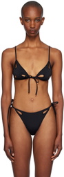 J.Kim Black Chilla Bikini Top