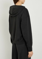Vuori Halo Modern Hooded Stretch-jersey Sweatshirt Black
