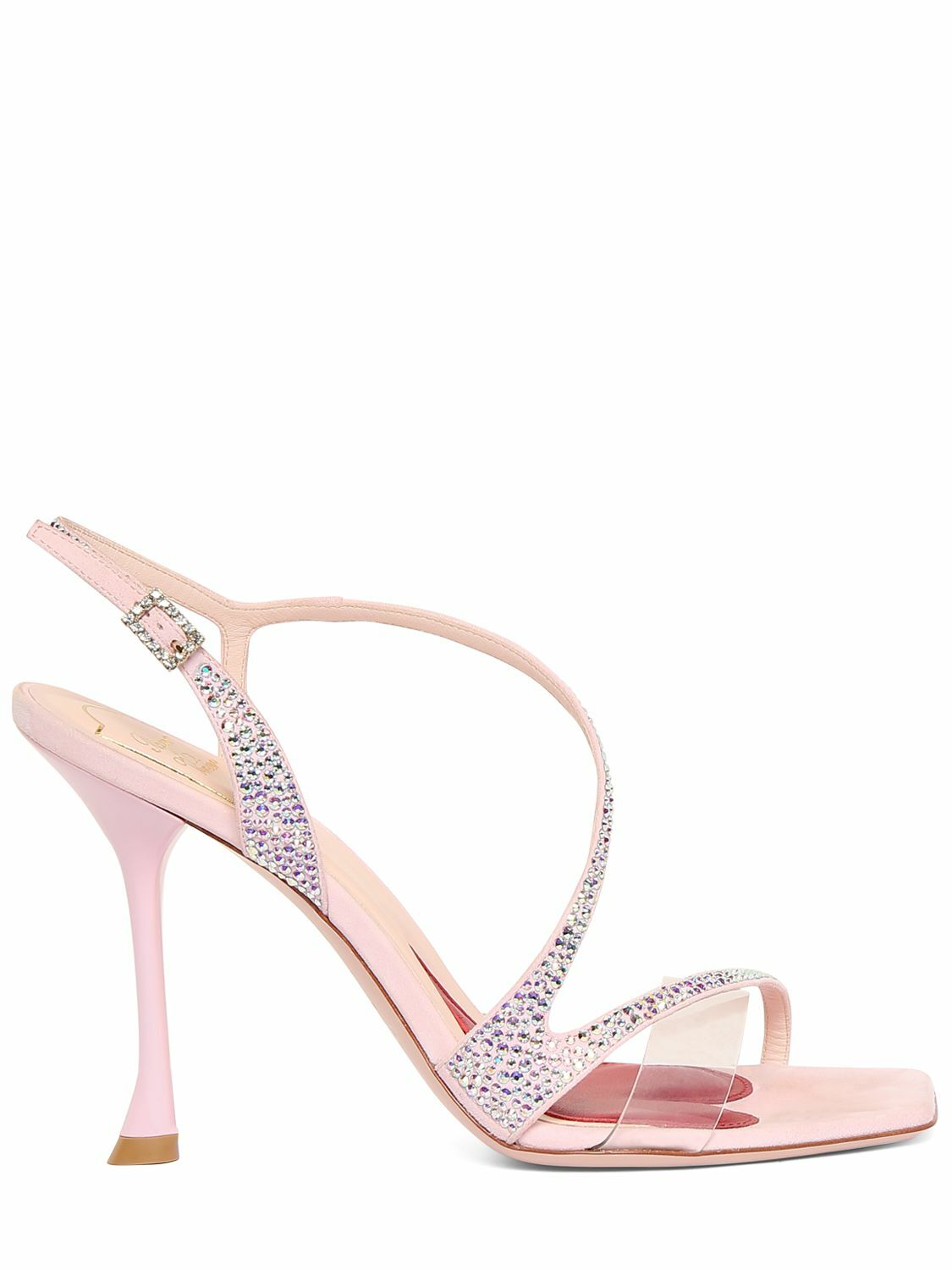 Roger Vivier◆I Love Vivier サンダル 100mm ROGER VIVIER - 100mm I Love Vivier Crystal Sandals Roger Vivier