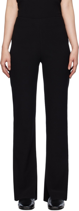 Photo: Birrot Black Lay2 Straight Trousers