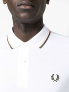 FRED PERRY - Logo Piquet Cotton Polo Shirt