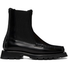 HEREU Black Alda Sport Chelsea Boots