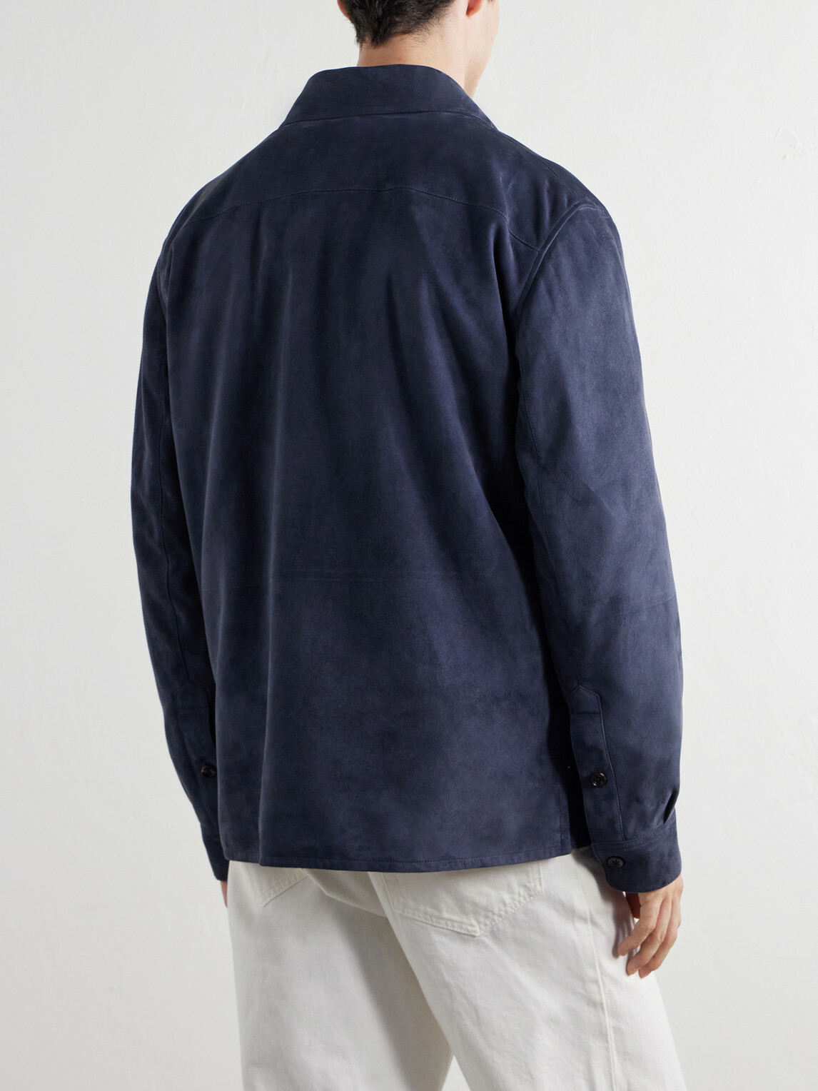 Ralph Lauren Purple label - Calloway Suede Jacket - Blue