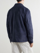 Ralph Lauren Purple label - Calloway Suede Jacket - Blue