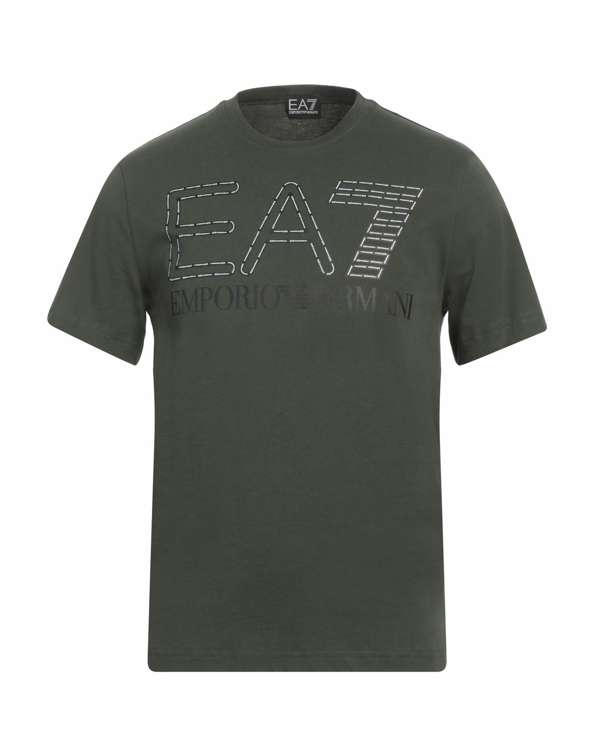 Ea7 Mens T-shirt Military in Green