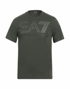 Ea7 Mens T-shirt Military in Green