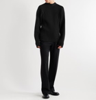 Bottega Veneta - Ribbed Wool-Blend Sweater - Black