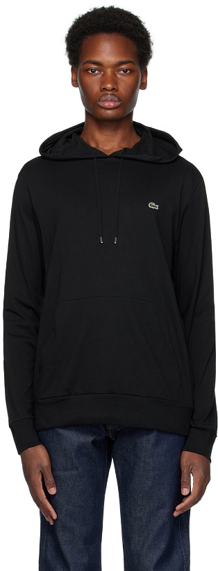 Photo: Lacoste Black Patch Hoodie