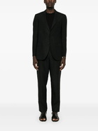 Ballantyne R Neck Pullover in Black