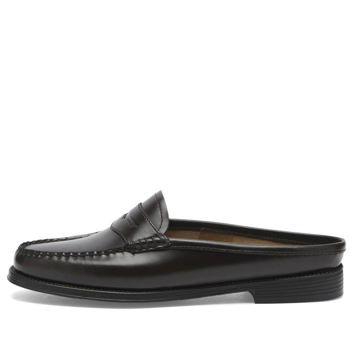 Photo: Bass Weejuns Women's Easy Weejun Penny Slide in Chocolate Leather