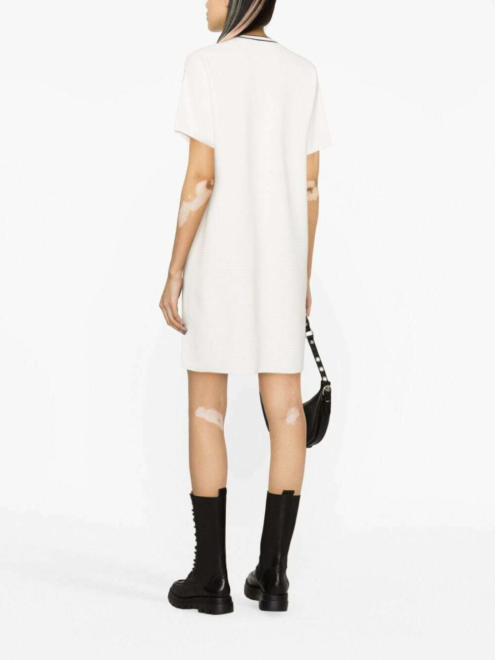 armani t shirt dress Armani Exchange T shirt Dress w/ Split on the