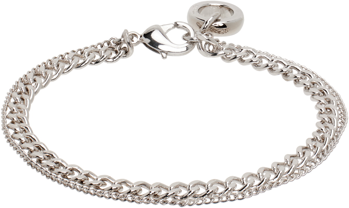 A.P.C. Silver Minimal Bracelet
