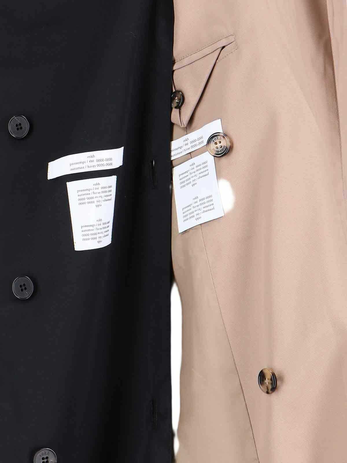 Rokh Double Layer Trench Coat Rokh