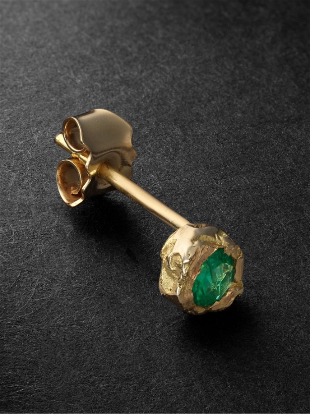 Photo: Healers Fine Jewelry - Gold Emerald Earring
