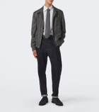 Brunello Cucinelli Pinstriped cotton poplin shirt