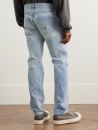 John Elliott - The Daze Straight-Leg Distressed Selvedge Jeans - Blue
