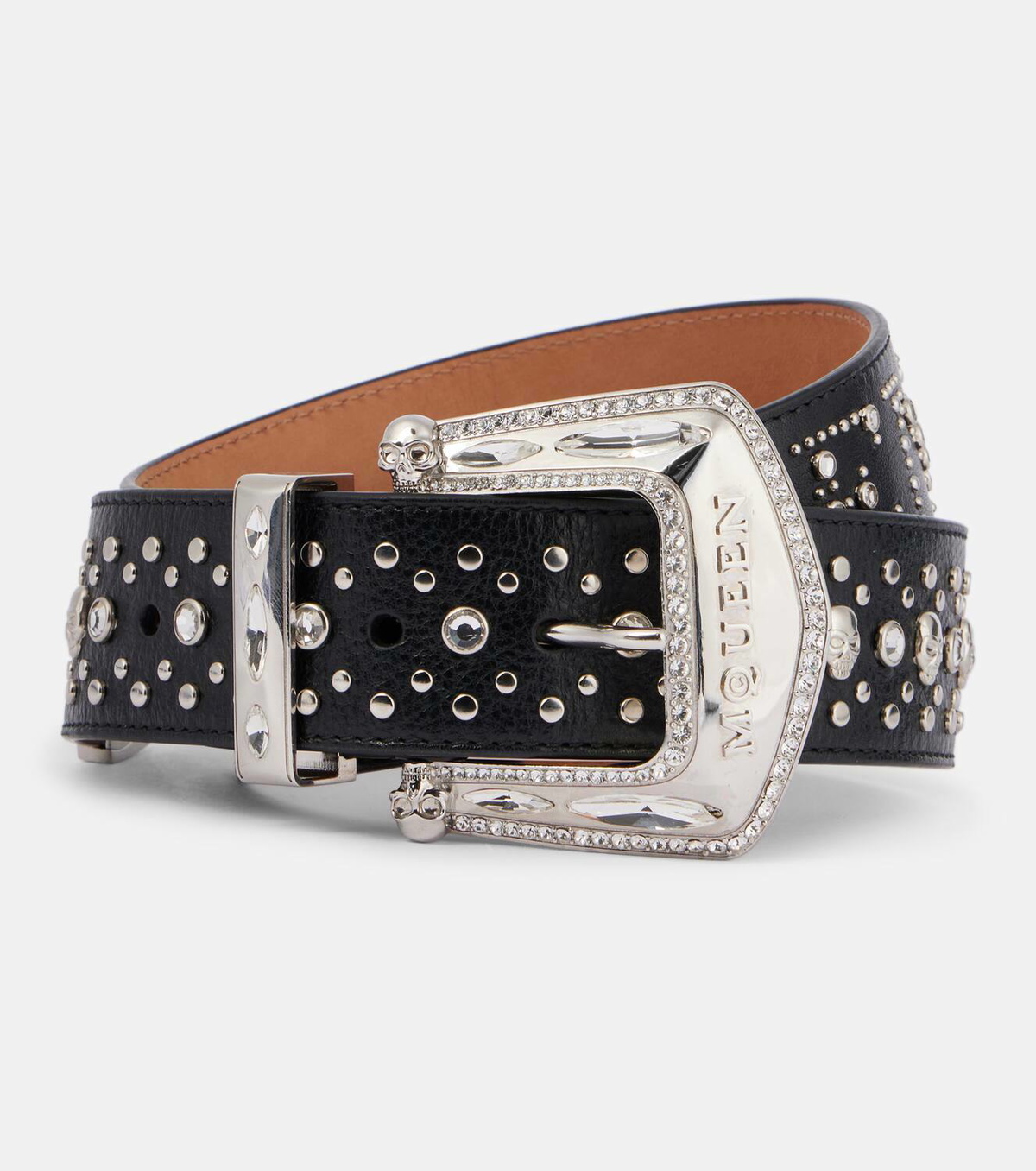 Alexander McQueen Studded leather belt