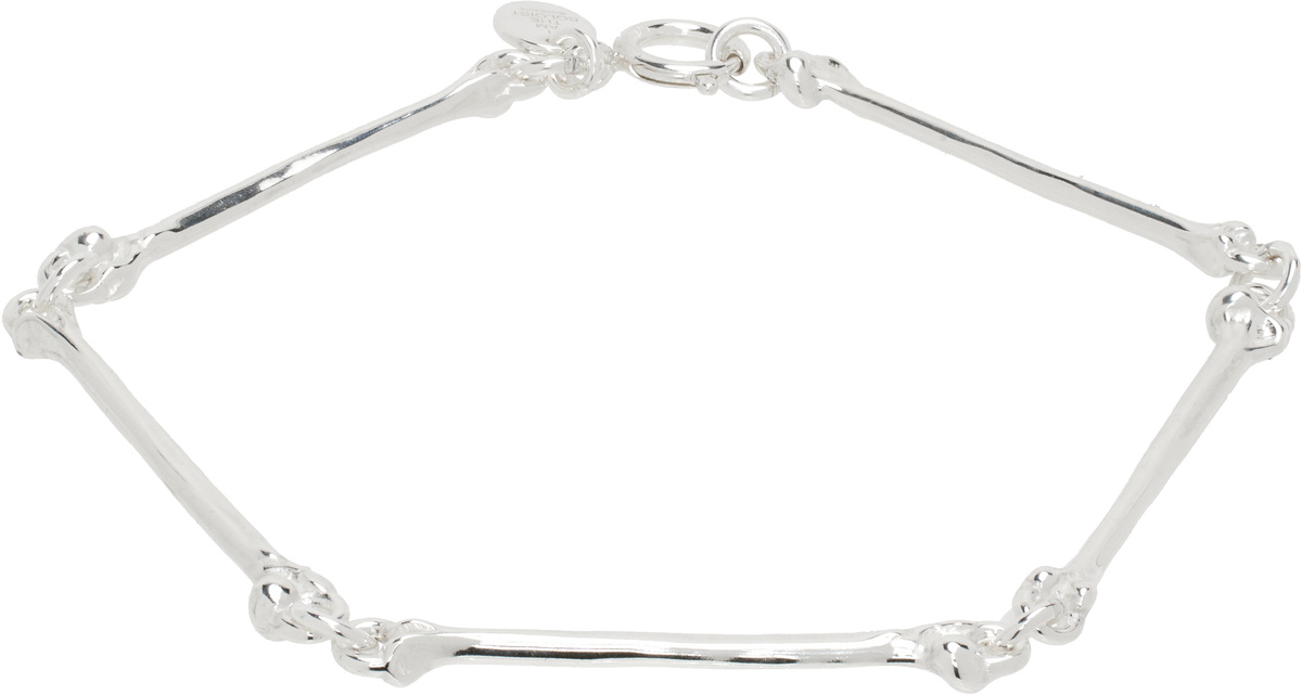 TAKAHIROMIYASHITA TheSoloist. Silver M Skeleton Bone Bracelet