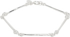 TAKAHIROMIYASHITA TheSoloist. Silver M Skeleton Bone Bracelet