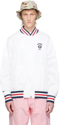 AAPE by A Bathing Ape White Lightweight Jacket