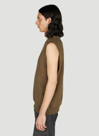 GR10K - Jersey Sleeveless Top in Brown