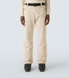 Bogner Corbin belted ribbed-knit ski pants