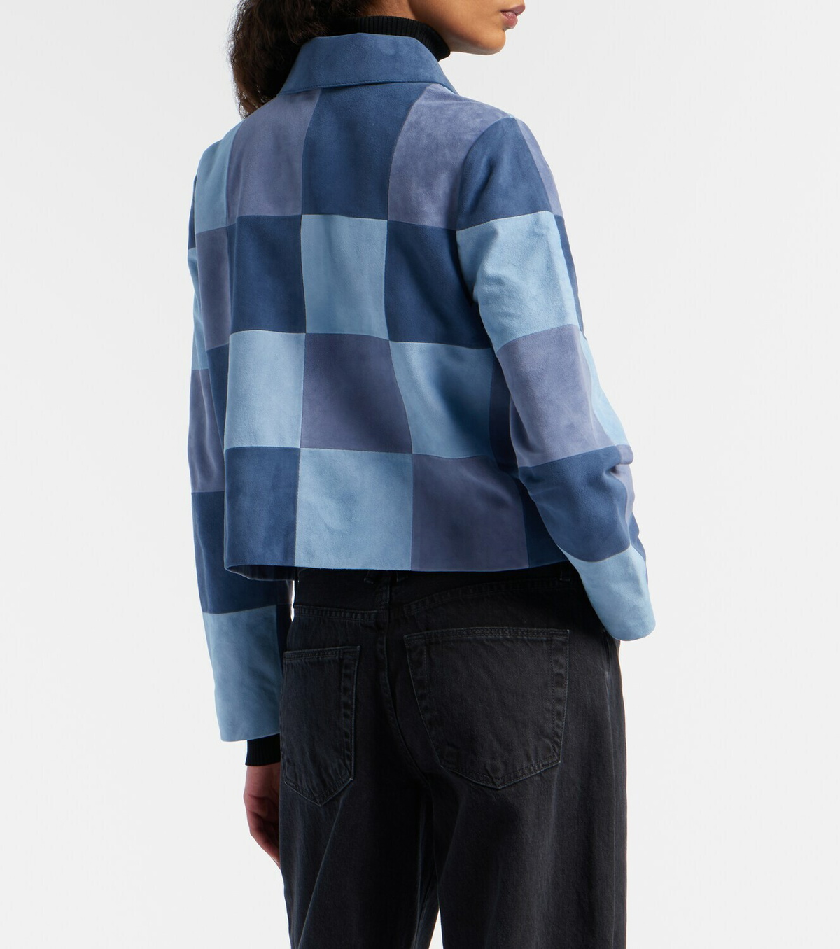 Rixo Patchwork suede jacket