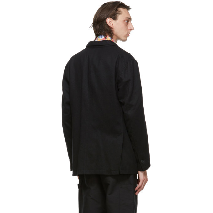 Engineered Garments Black Wool Newport Jacket Engineered Garments