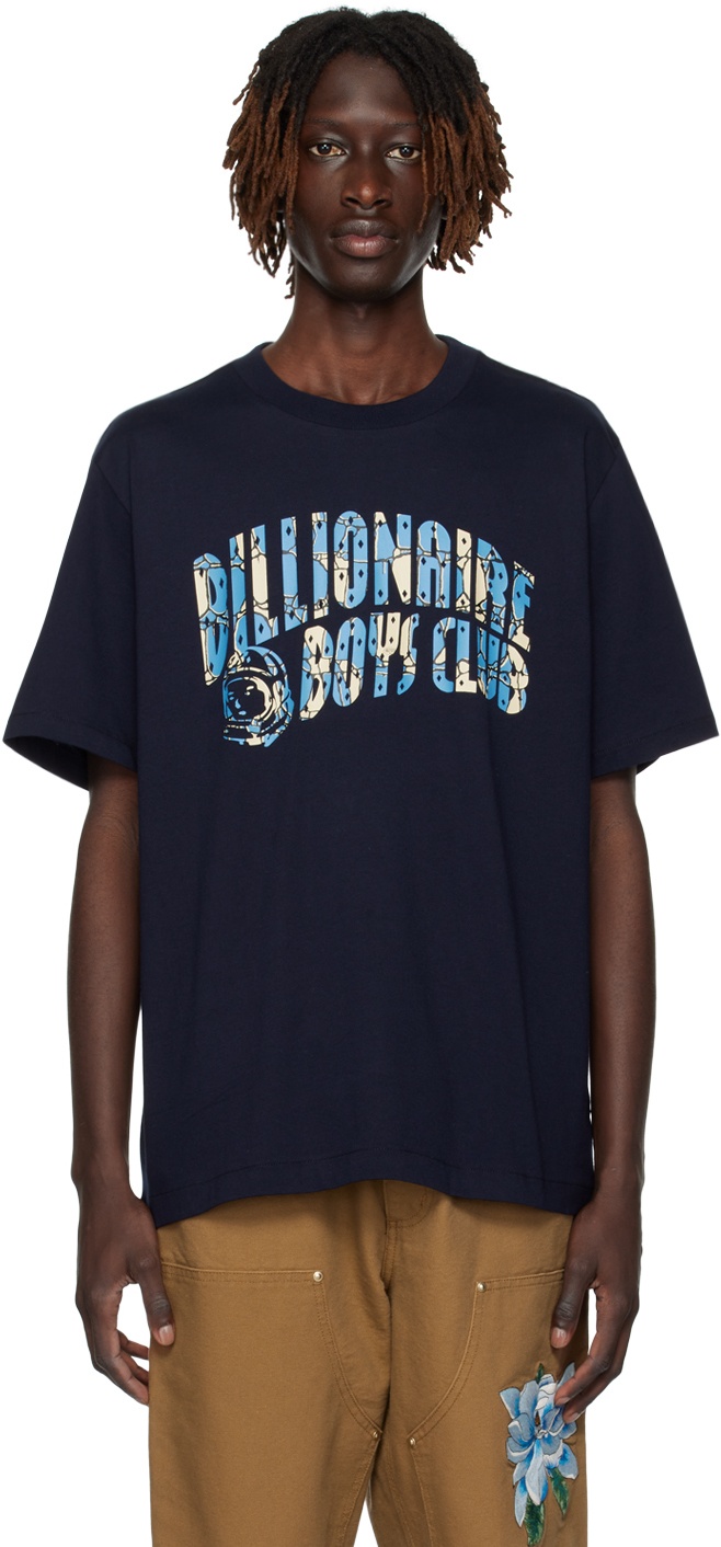 Billionaire Boys Club Blue Printed T-Shirt Billionaire Boys Club