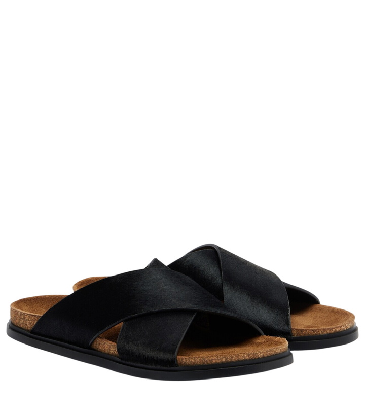 Photo: The Row Cross calf hair sandals