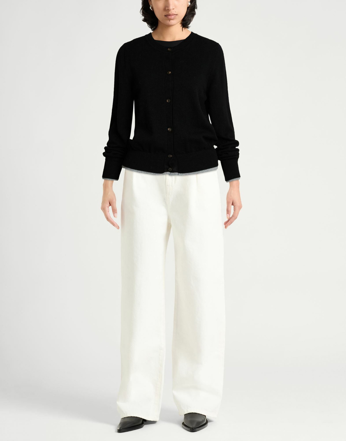 Peserico Womens Cardigan in Black