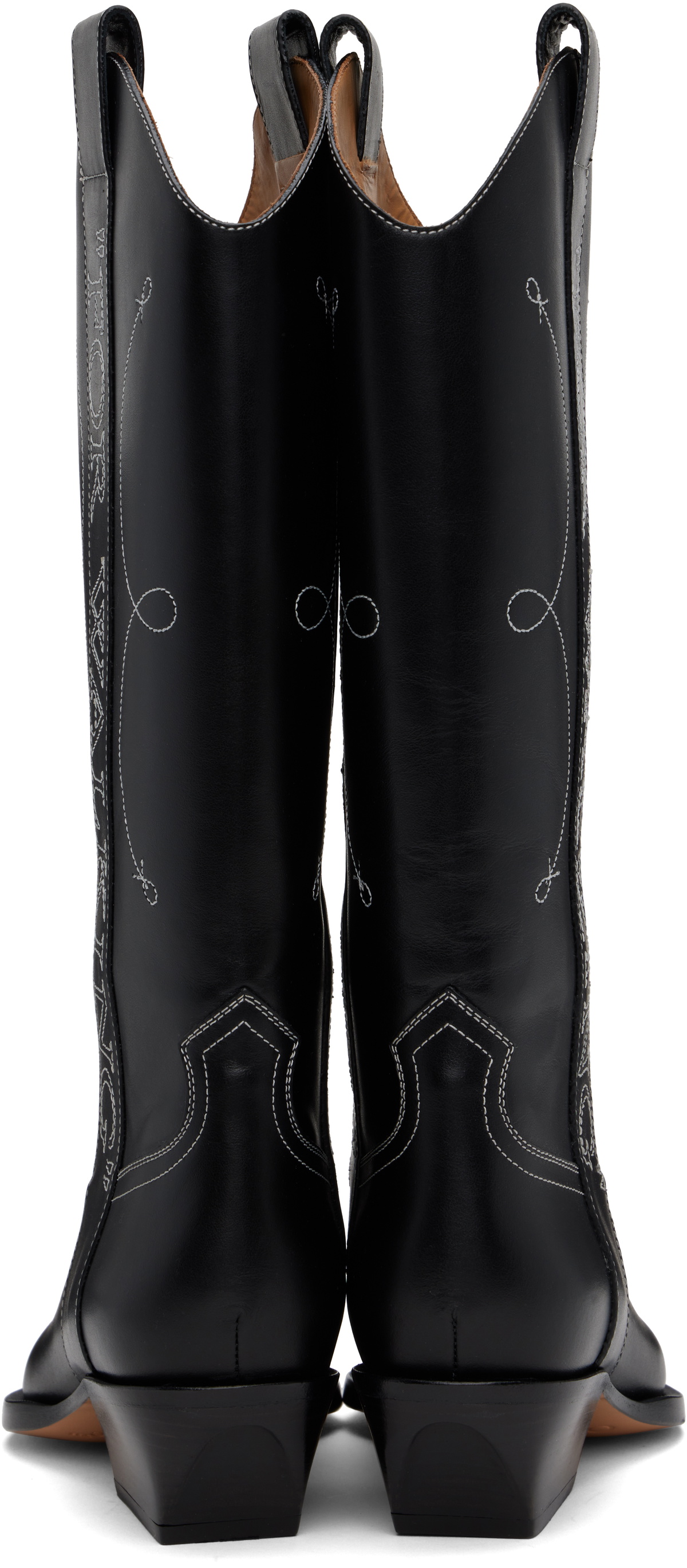Off-White Black Frame Texan Tall Boots