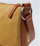 Dries Van Noten Leather-trimmed tote bag