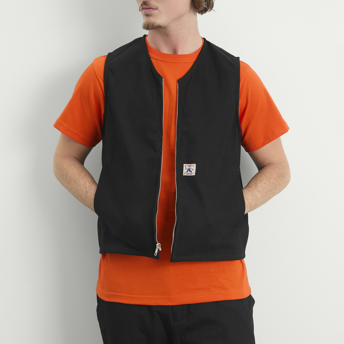 Randy's Garments Men's Randy’s Garments INC. Over Vest in Black Duck Canvas