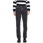 AMI Alexandre Mattiussi Black 5 Pockets Jeans